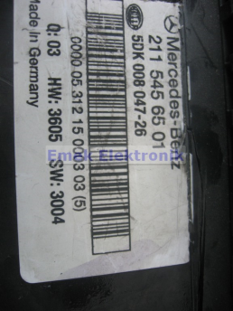 A2115456501 A 211 545 65 01 SAM BEYN�