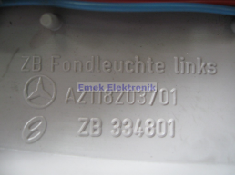 A2118203701 A 211 820 37 01 W 211 ARKA TAVAN AYDINLATMASI
